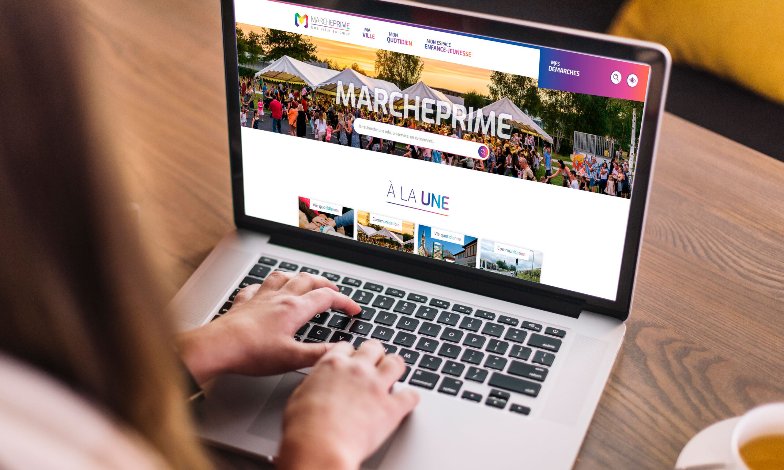 Nouveau site internet de la commune de Marcheprime en Gironde